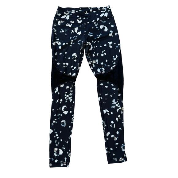 Varley Bayview Leggings, Blue/Black/White Nightstalker Abstract, Size MEDIUM - Picture 1 of 9